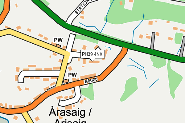 PH39 4NX map - OS OpenMap – Local (Ordnance Survey) PH39 4NX map - OS OpenMap – Local (Ordnance Survey)