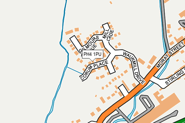 PH4 1PU map - OS OpenMap – Local (Ordnance Survey) PH4 1PU map - OS OpenMap – Local (Ordnance Survey)