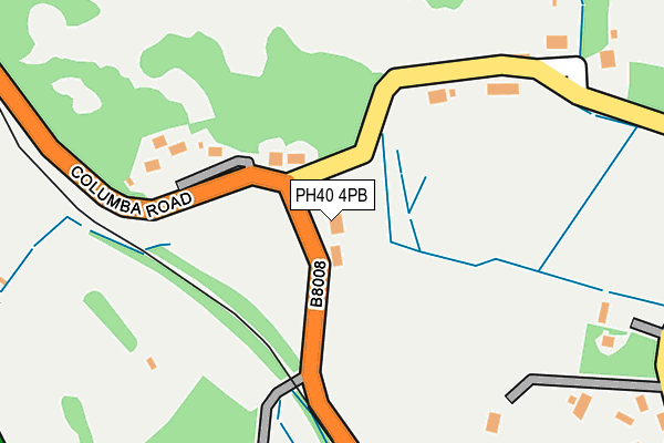 PH40 4PB map - OS OpenMap – Local (Ordnance Survey) PH40 4PB map - OS OpenMap – Local (Ordnance Survey)