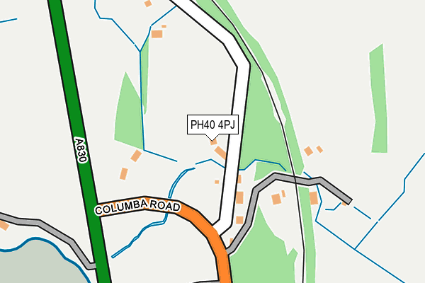 PH40 4PJ map - OS OpenMap – Local (Ordnance Survey) PH40 4PJ map - OS OpenMap – Local (Ordnance Survey)