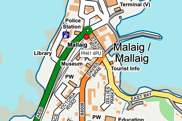 PH41 4PU map - OS OpenMap – Local (Ordnance Survey) PH41 4PU map - OS OpenMap – Local (Ordnance Survey)