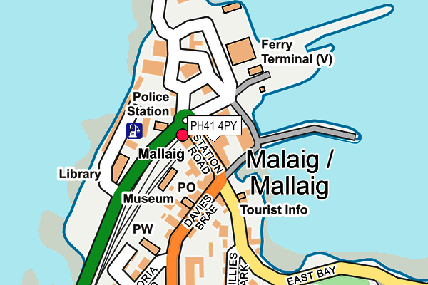 PH41 4PY map - OS OpenMap – Local (Ordnance Survey) PH41 4PY map - OS OpenMap – Local (Ordnance Survey)