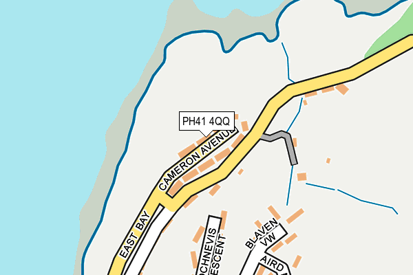 PH41 4QQ map - OS OpenMap – Local (Ordnance Survey) PH41 4QQ map - OS OpenMap – Local (Ordnance Survey)