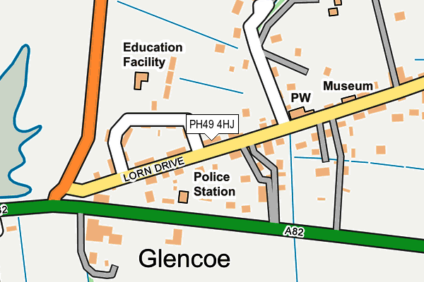 PH49 4HJ map - OS OpenMap – Local (Ordnance Survey) PH49 4HJ map - OS OpenMap – Local (Ordnance Survey)