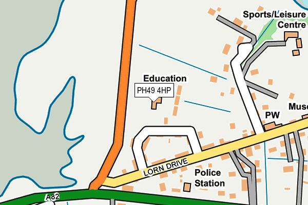 PH49 4HP map - OS OpenMap – Local (Ordnance Survey) PH49 4HP map - OS OpenMap – Local (Ordnance Survey)