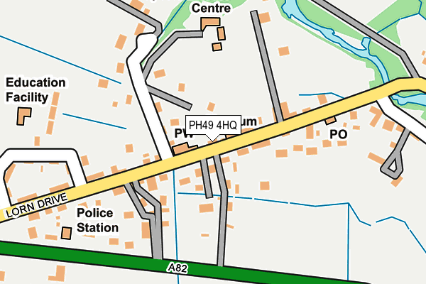 PH49 4HQ map - OS OpenMap – Local (Ordnance Survey) PH49 4HQ map - OS OpenMap – Local (Ordnance Survey)