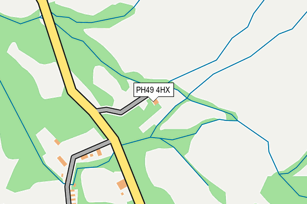 PH49 4HX map - OS OpenMap – Local (Ordnance Survey) PH49 4HX map - OS OpenMap – Local (Ordnance Survey)