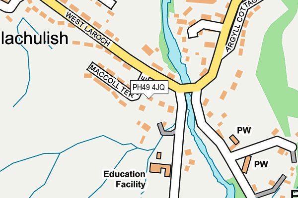 PH49 4JQ map - OS OpenMap – Local (Ordnance Survey) PH49 4JQ map - OS OpenMap – Local (Ordnance Survey)