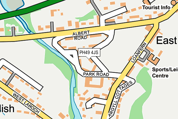PH49 4JS map - OS OpenMap – Local (Ordnance Survey) PH49 4JS map - OS OpenMap – Local (Ordnance Survey)