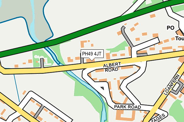 PH49 4JT map - OS OpenMap – Local (Ordnance Survey) PH49 4JT map - OS OpenMap – Local (Ordnance Survey)