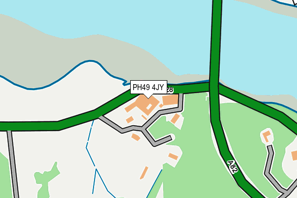 PH49 4JY map - OS OpenMap – Local (Ordnance Survey) PH49 4JY map - OS OpenMap – Local (Ordnance Survey)