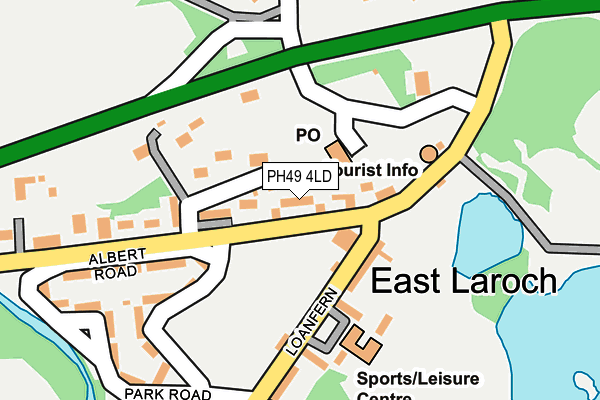 PH49 4LD map - OS OpenMap – Local (Ordnance Survey) PH49 4LD map - OS OpenMap – Local (Ordnance Survey)