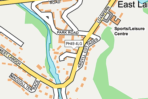 PH49 4LG map - OS OpenMap – Local (Ordnance Survey) PH49 4LG map - OS OpenMap – Local (Ordnance Survey)