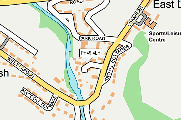 PH49 4LH map - OS OpenMap – Local (Ordnance Survey) PH49 4LH map - OS OpenMap – Local (Ordnance Survey)