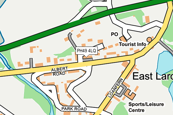 PH49 4LQ map - OS OpenMap – Local (Ordnance Survey) PH49 4LQ map - OS OpenMap – Local (Ordnance Survey)