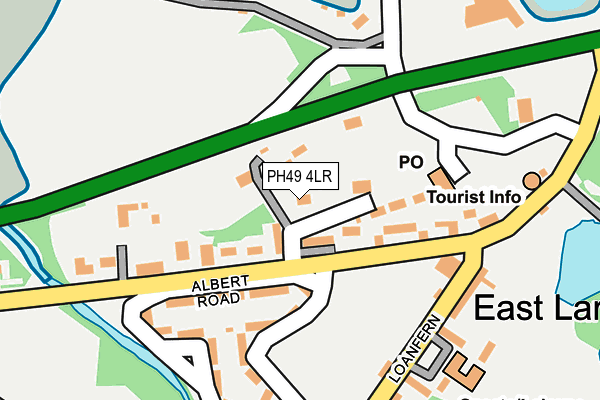 PH49 4LR map - OS OpenMap – Local (Ordnance Survey) PH49 4LR map - OS OpenMap – Local (Ordnance Survey)