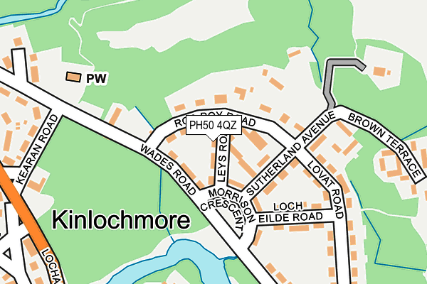 PH50 4QZ map - OS OpenMap – Local (Ordnance Survey) PH50 4QZ map - OS OpenMap – Local (Ordnance Survey)