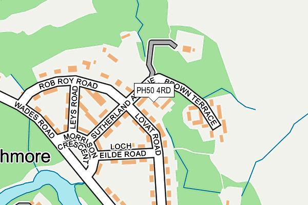 PH50 4RD map - OS OpenMap – Local (Ordnance Survey) PH50 4RD map - OS OpenMap – Local (Ordnance Survey)