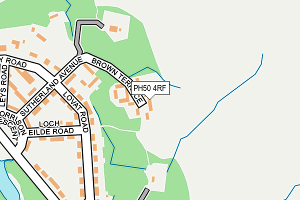 PH50 4RF map - OS OpenMap – Local (Ordnance Survey) PH50 4RF map - OS OpenMap – Local (Ordnance Survey)