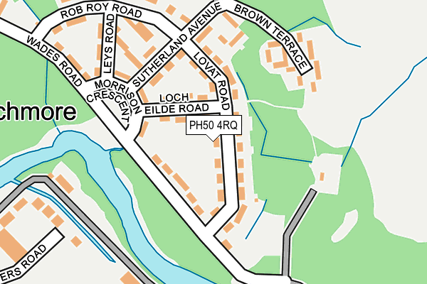 PH50 4RQ map - OS OpenMap – Local (Ordnance Survey) PH50 4RQ map - OS OpenMap – Local (Ordnance Survey)