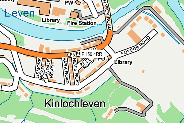 PH50 4RR map - OS OpenMap – Local (Ordnance Survey) PH50 4RR map - OS OpenMap – Local (Ordnance Survey)