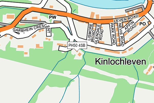 PH50 4SB map - OS OpenMap – Local (Ordnance Survey) PH50 4SB map - OS OpenMap – Local (Ordnance Survey)