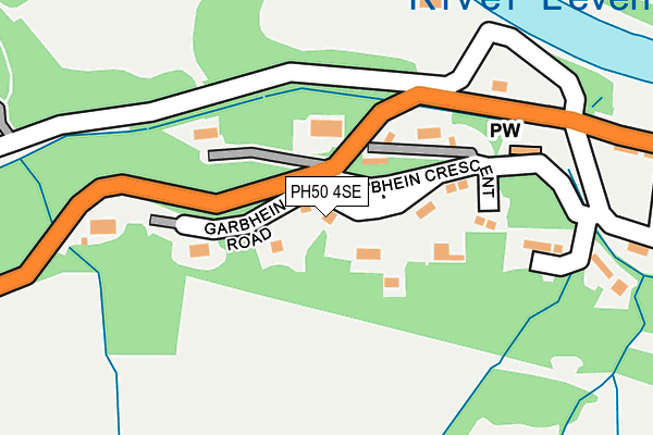PH50 4SE map - OS OpenMap – Local (Ordnance Survey) PH50 4SE map - OS OpenMap – Local (Ordnance Survey)