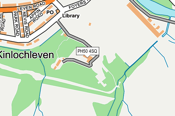 PH50 4SQ map - OS OpenMap – Local (Ordnance Survey) PH50 4SQ map - OS OpenMap – Local (Ordnance Survey)