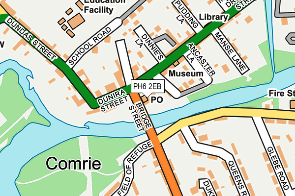 PH6 2EB map - OS OpenMap – Local (Ordnance Survey) PH6 2EB map - OS OpenMap – Local (Ordnance Survey)