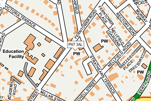PH7 3AL map - OS OpenMap – Local (Ordnance Survey) PH7 3AL map - OS OpenMap – Local (Ordnance Survey)