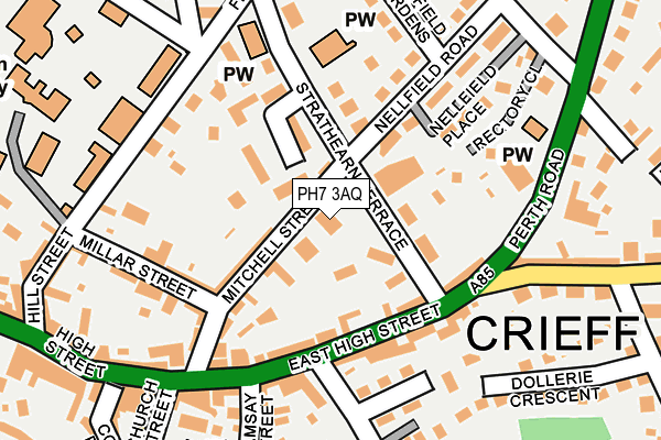 PH7 3AQ map - OS OpenMap – Local (Ordnance Survey) PH7 3AQ map - OS OpenMap – Local (Ordnance Survey)