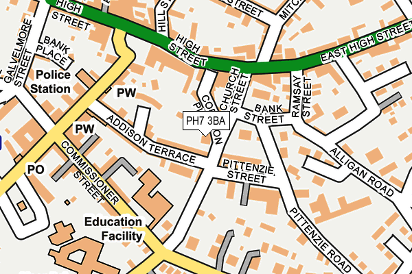 PH7 3BA map - OS OpenMap – Local (Ordnance Survey) PH7 3BA map - OS OpenMap – Local (Ordnance Survey)