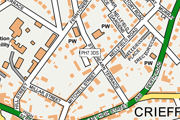 PH7 3DS map - OS OpenMap – Local (Ordnance Survey) PH7 3DS map - OS OpenMap – Local (Ordnance Survey)