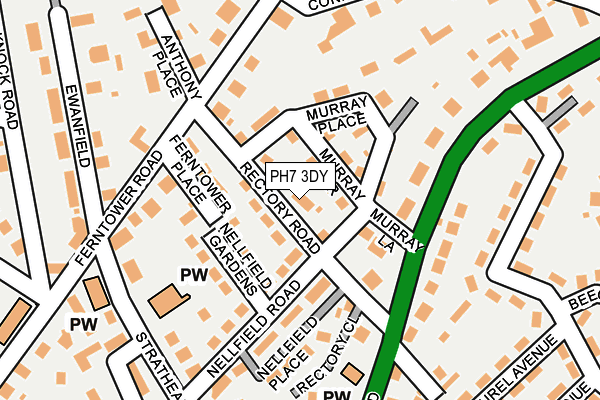 PH7 3DY map - OS OpenMap – Local (Ordnance Survey) PH7 3DY map - OS OpenMap – Local (Ordnance Survey)