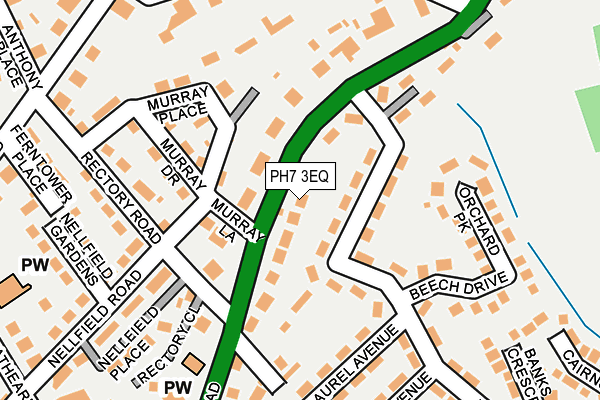 PH7 3EQ map - OS OpenMap – Local (Ordnance Survey) PH7 3EQ map - OS OpenMap – Local (Ordnance Survey)