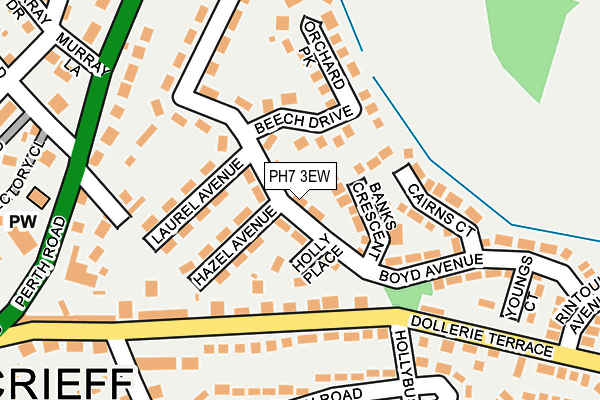 PH7 3EW map - OS OpenMap – Local (Ordnance Survey) PH7 3EW map - OS OpenMap – Local (Ordnance Survey)