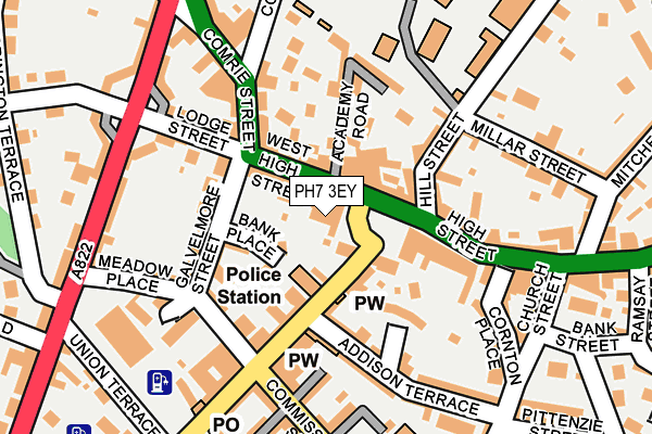 PH7 3EY map - OS OpenMap – Local (Ordnance Survey) PH7 3EY map - OS OpenMap – Local (Ordnance Survey)