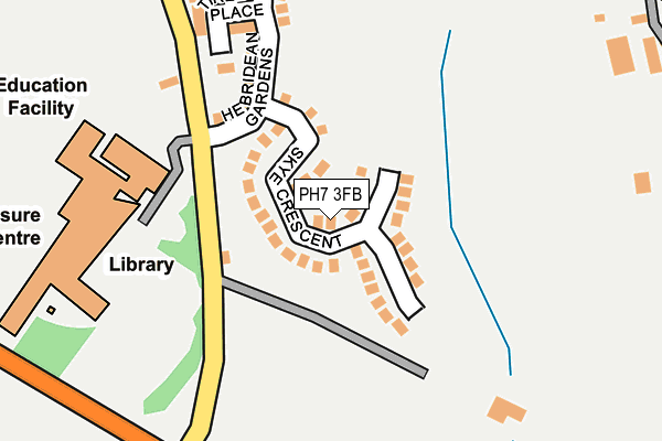 PH7 3FB map - OS OpenMap – Local (Ordnance Survey) PH7 3FB map - OS OpenMap – Local (Ordnance Survey)