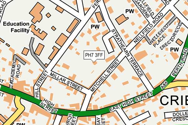 PH7 3FF map - OS OpenMap – Local (Ordnance Survey) PH7 3FF map - OS OpenMap – Local (Ordnance Survey)