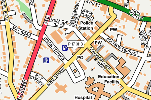 PH7 3HB map - OS OpenMap – Local (Ordnance Survey) PH7 3HB map - OS OpenMap – Local (Ordnance Survey)