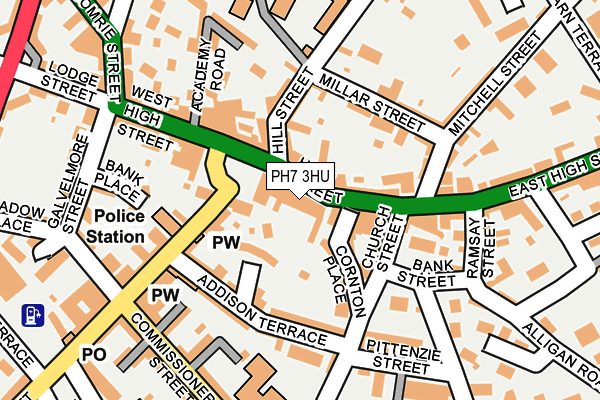 PH7 3HU map - OS OpenMap – Local (Ordnance Survey) PH7 3HU map - OS OpenMap – Local (Ordnance Survey)