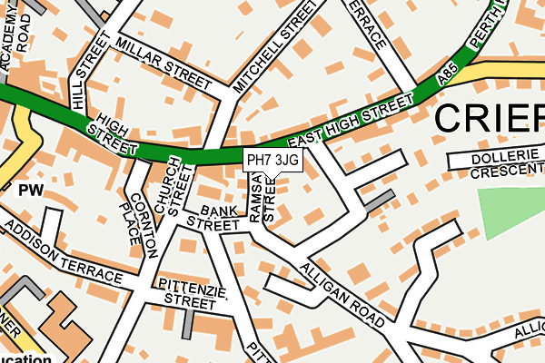 PH7 3JG map - OS OpenMap – Local (Ordnance Survey) PH7 3JG map - OS OpenMap – Local (Ordnance Survey)