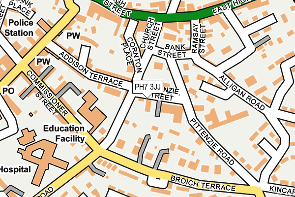 PH7 3JJ map - OS OpenMap – Local (Ordnance Survey) PH7 3JJ map - OS OpenMap – Local (Ordnance Survey)