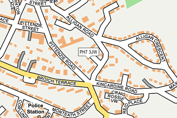 PH7 3JW map - OS OpenMap – Local (Ordnance Survey) PH7 3JW map - OS OpenMap – Local (Ordnance Survey)