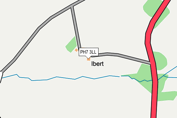 PH7 3LL map - OS OpenMap – Local (Ordnance Survey) PH7 3LL map - OS OpenMap – Local (Ordnance Survey)