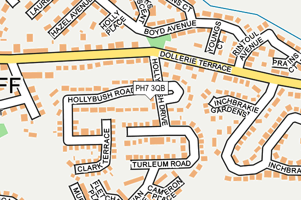 PH7 3QB map - OS OpenMap – Local (Ordnance Survey) PH7 3QB map - OS OpenMap – Local (Ordnance Survey)
