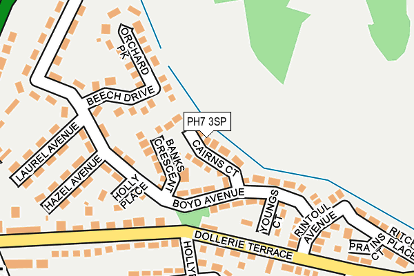 PH7 3SP map - OS OpenMap – Local (Ordnance Survey) PH7 3SP map - OS OpenMap – Local (Ordnance Survey)
