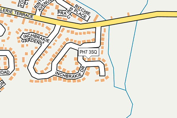 PH7 3SQ map - OS OpenMap – Local (Ordnance Survey) PH7 3SQ map - OS OpenMap – Local (Ordnance Survey)
