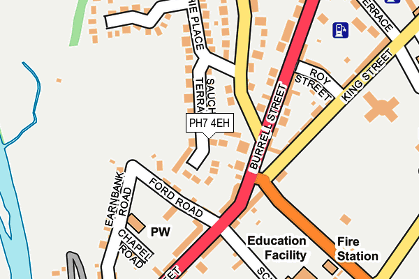 PH7 4EH map - OS OpenMap – Local (Ordnance Survey) PH7 4EH map - OS OpenMap – Local (Ordnance Survey)