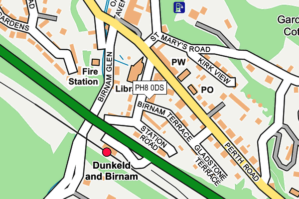 PH8 0DS map - OS OpenMap – Local (Ordnance Survey) PH8 0DS map - OS OpenMap – Local (Ordnance Survey)